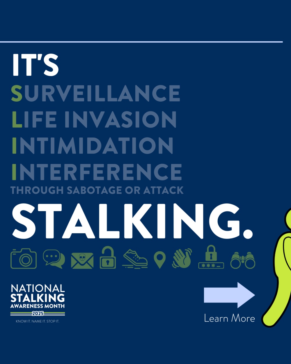 Stalking Awareness Month